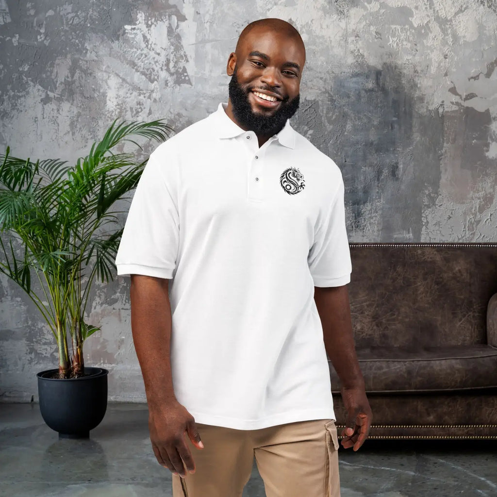Stylish Embroidered Unisex Polo - Fresh Summer Comfort - DipaliZ