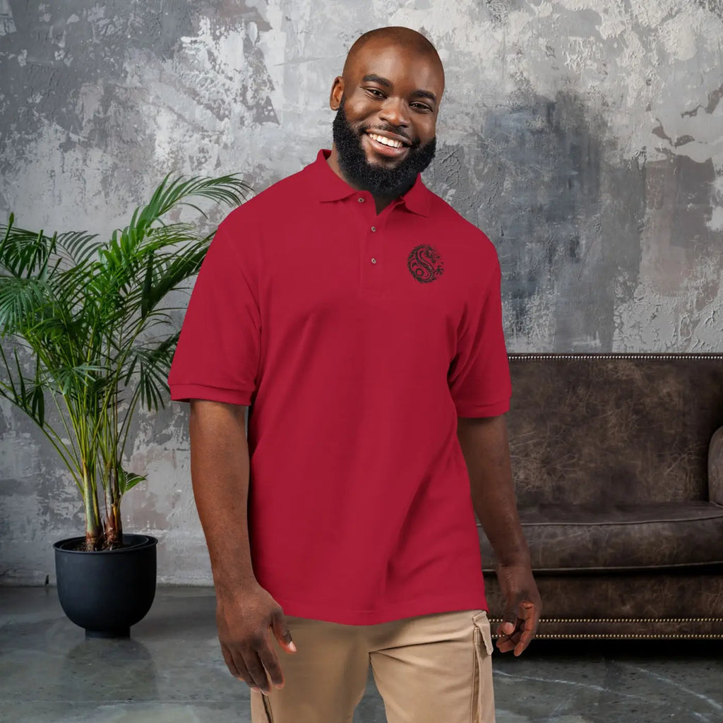 Stylish Embroidered Unisex Polo - Fresh Summer Comfort - DipaliZ