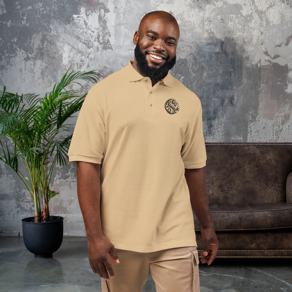 Stylish Embroidered Unisex Polo - Fresh Summer Comfort - DipaliZ