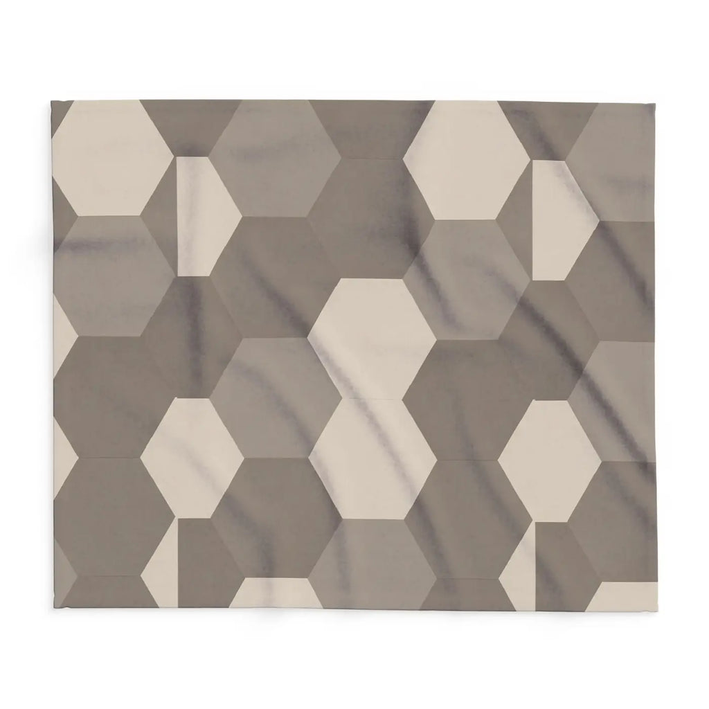 Geometric Fleece Blanket - Bold Design for Cozy Homes - DipaliZ