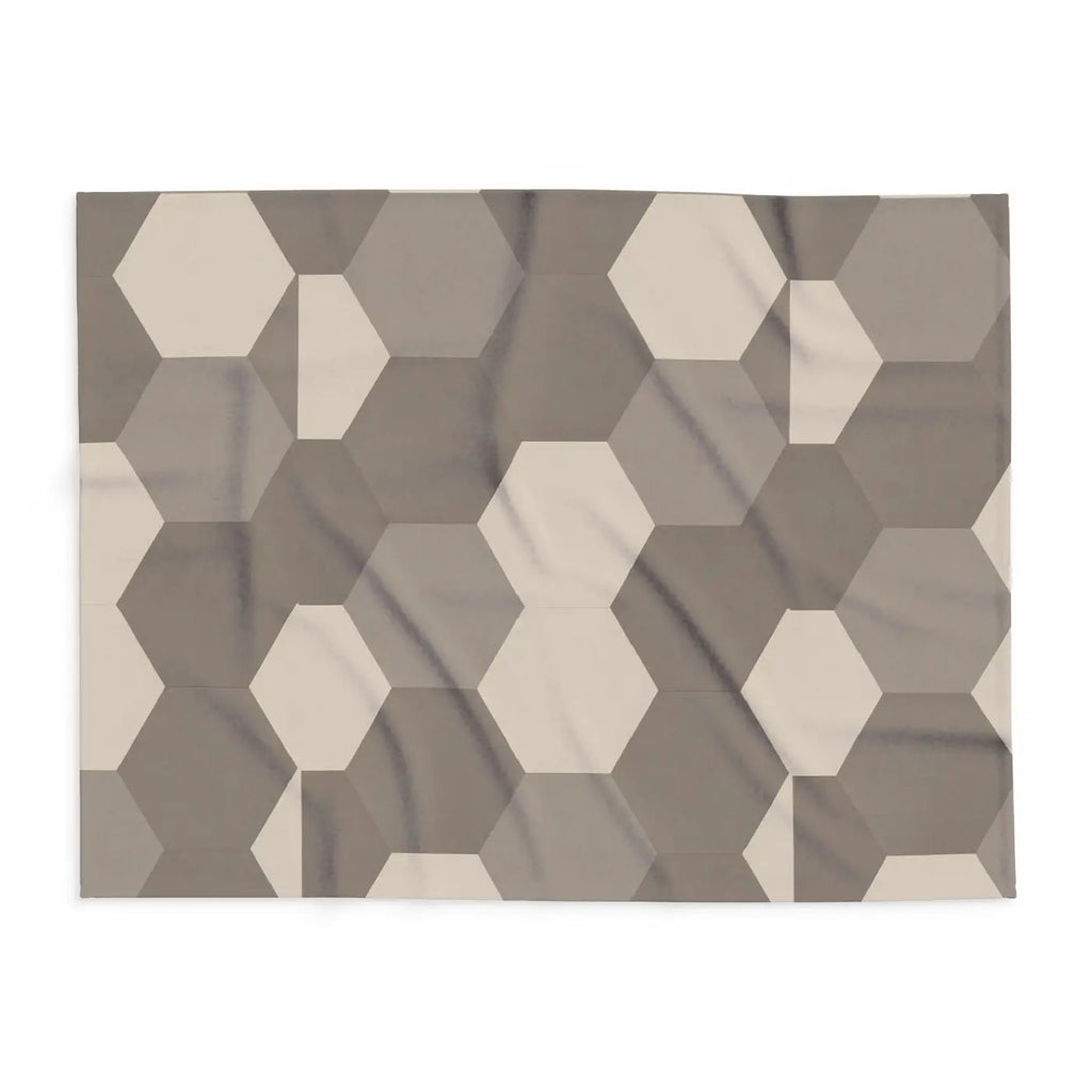 Geometric Fleece Blanket - Bold Design for Cozy Homes - DipaliZ