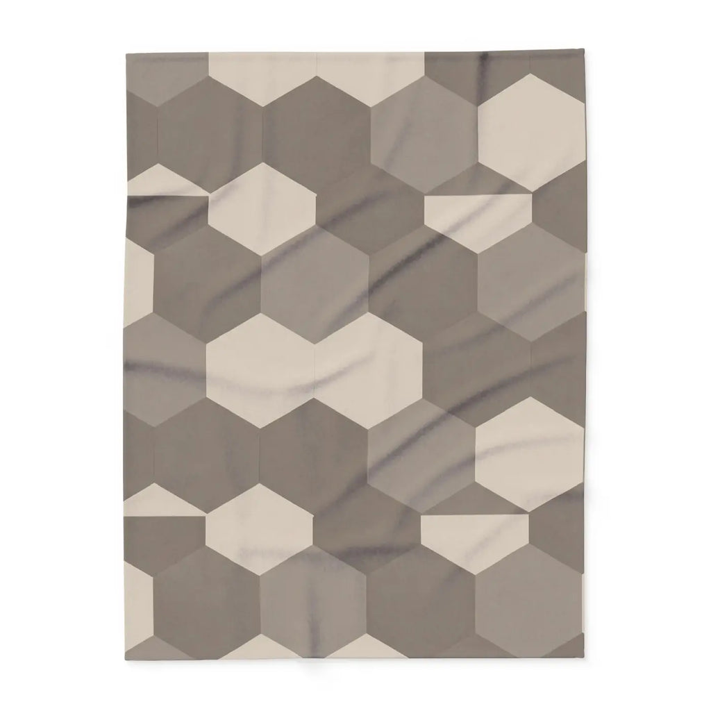 Geometric Fleece Blanket - Bold Design for Cozy Homes - DipaliZ