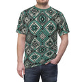 Stylish Geometric Unisex Tee - Bold Casual Outings - DipaliZ