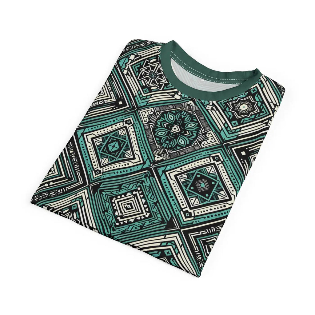Stylish Geometric Unisex Tee - Bold Casual Outings - DipaliZ