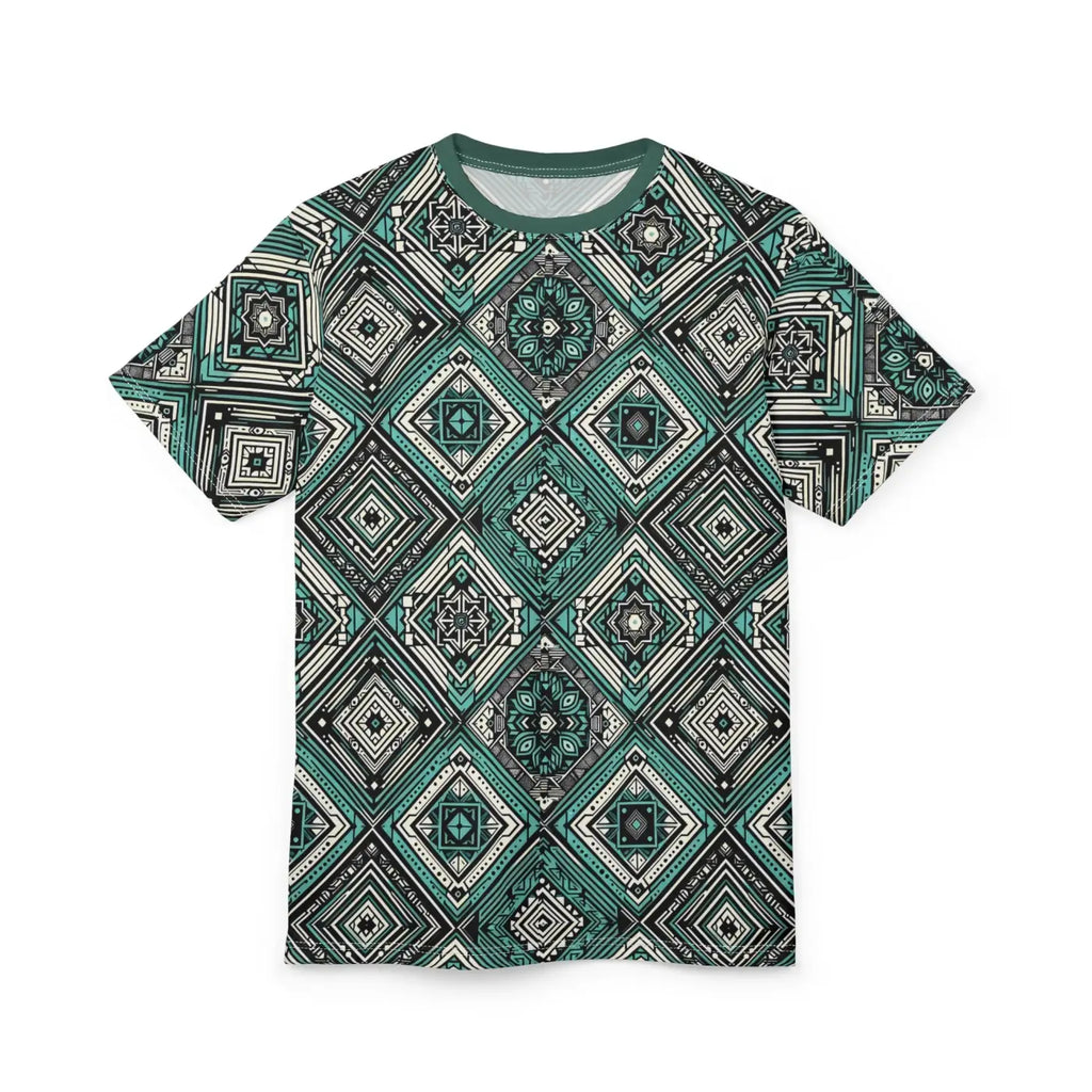 Stylish Geometric Unisex Tee - Bold Casual Outings - DipaliZ