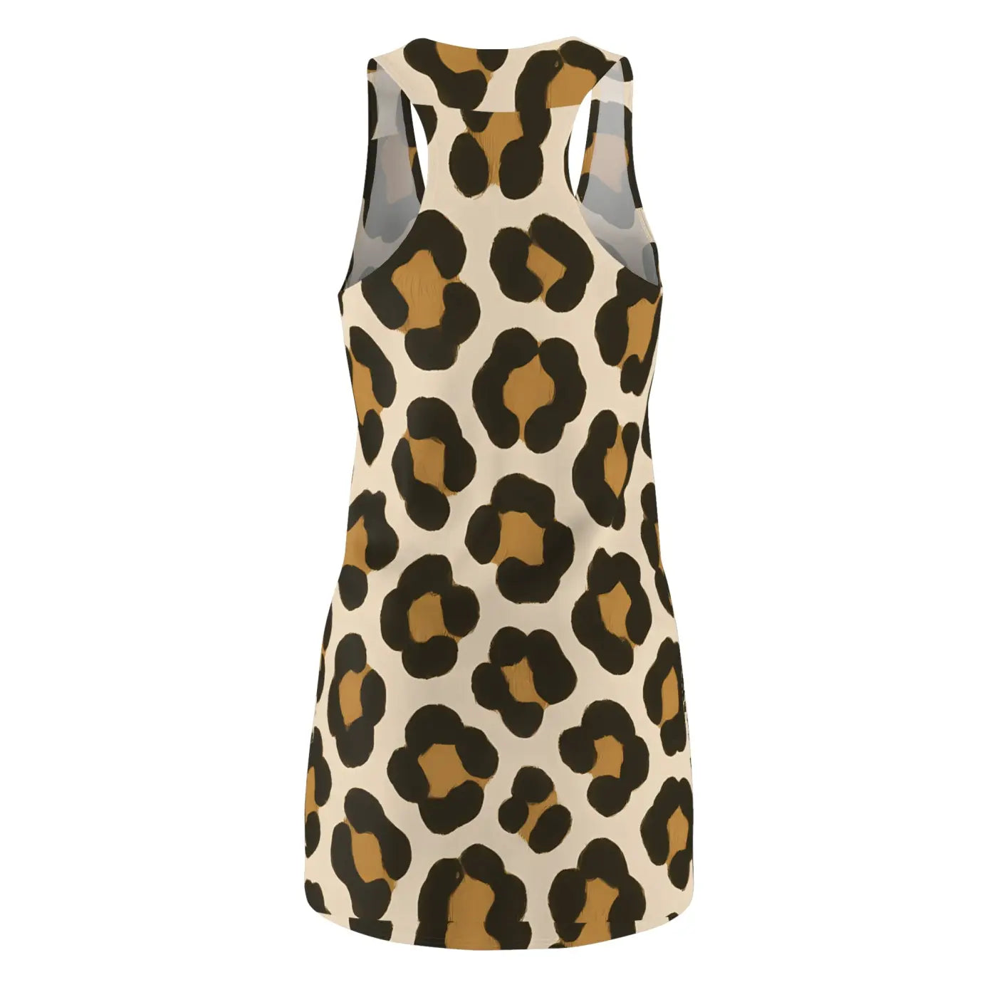 Leopard Print Racerback Dress - Summer Party Outfit - DipaliZ