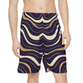 Sports Shorts - Dynamic Waves Design Casual Summer - DipaliZ
