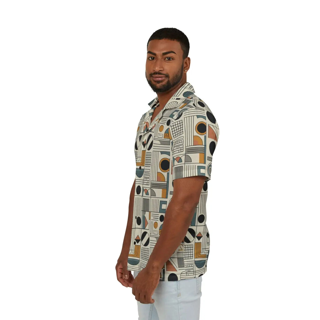 Hawaiian Camp Shirt - Bold Summer Beach Days - DipaliZ