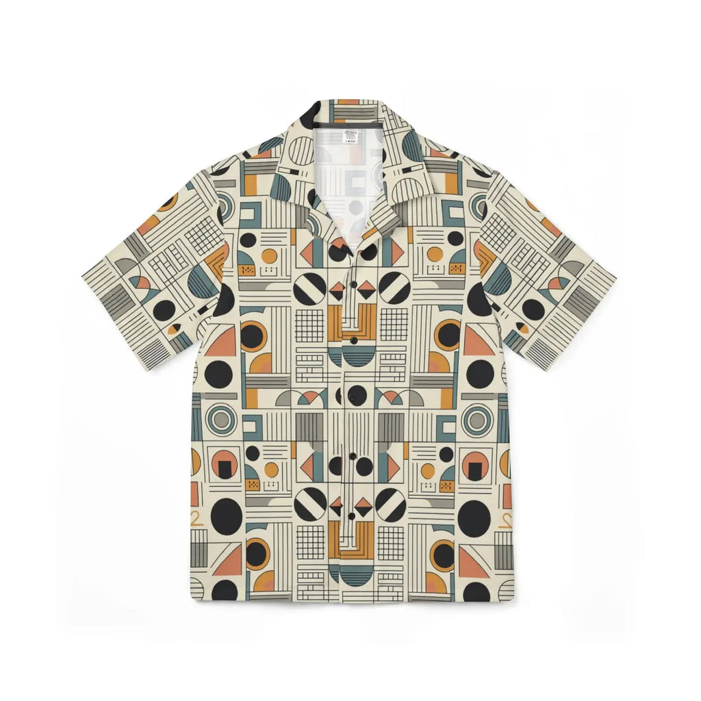 Hawaiian Camp Shirt - Bold Summer Beach Days - DipaliZ