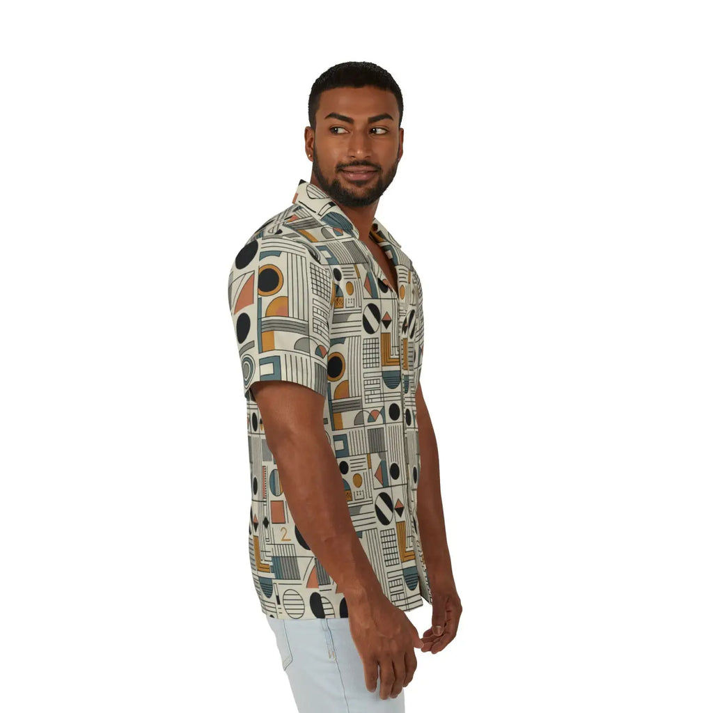 Hawaiian Camp Shirt - Bold Summer Beach Days - DipaliZ