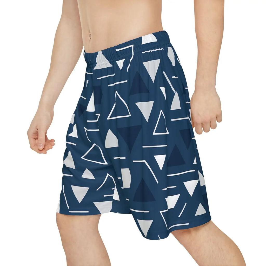 Premium Men's Sports Shorts - All Over Print Athletic - DipaliZ
