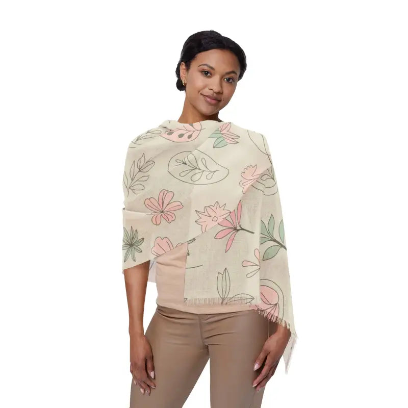 Dynamic Nature Pattern Scarf - Wild Street Chic Style - DipaliZ
