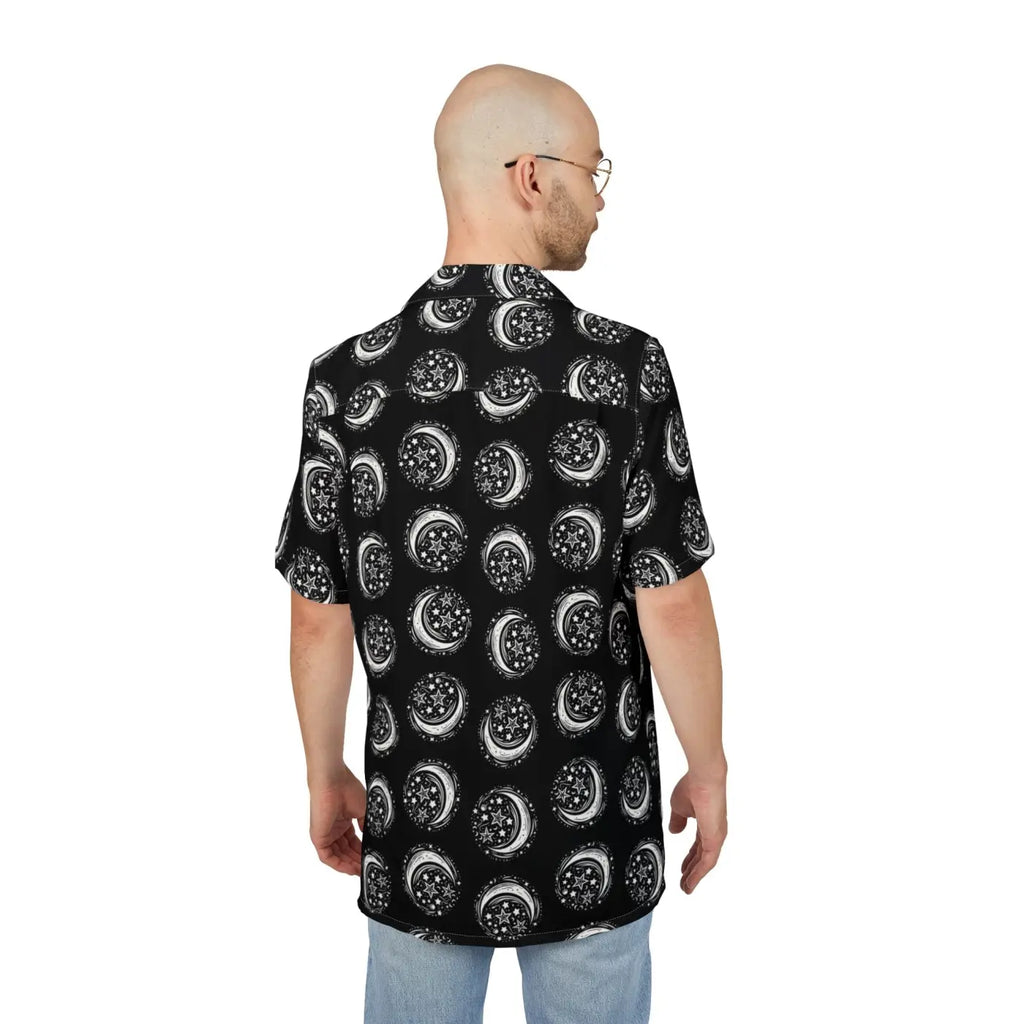 Celestial Hawaiian Button-Down - Unisex Summer Style - DipaliZ