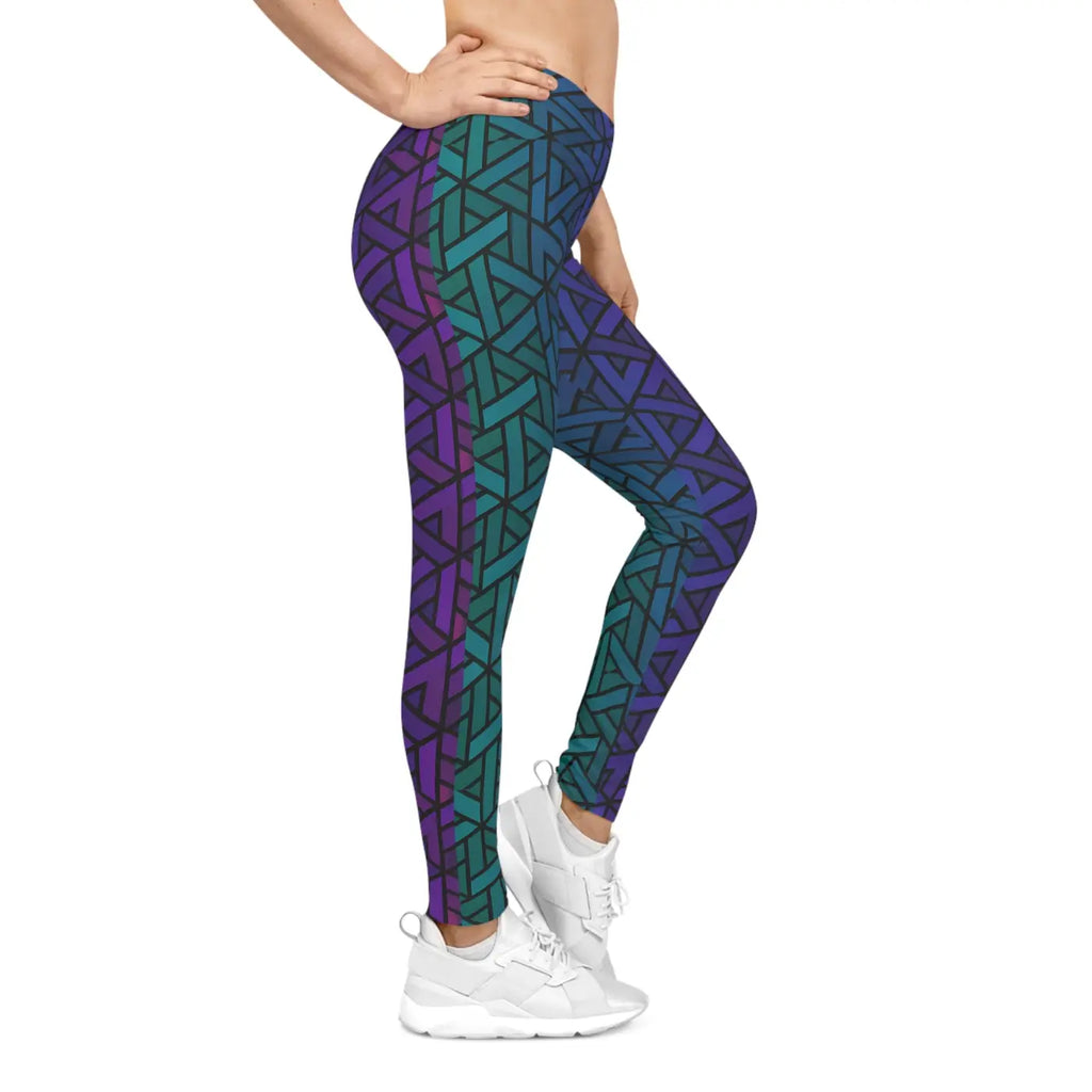 Vibrant Women's Casual Leggings - Energizing Comfort - DipaliZ