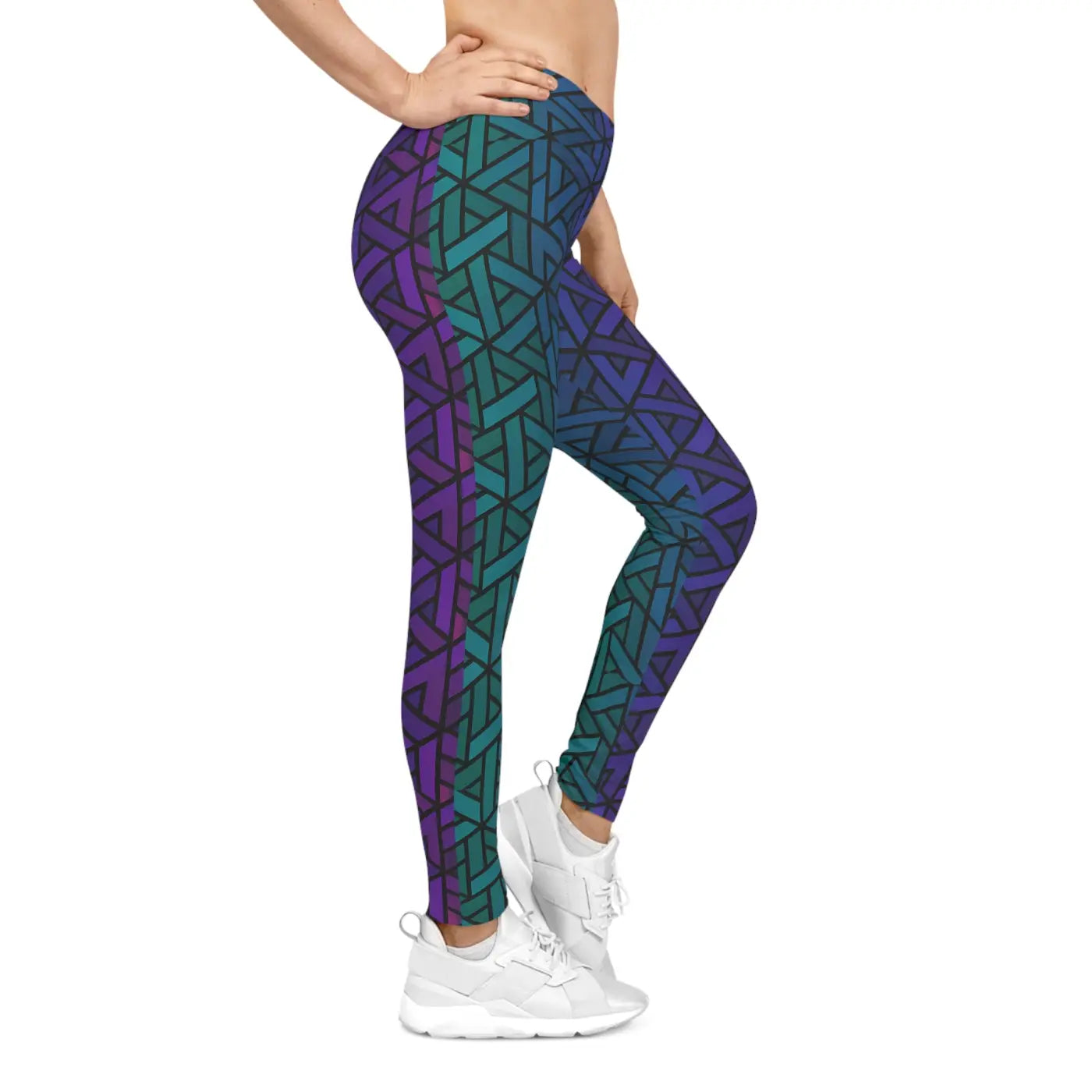 Vibrant Women's Casual Leggings - Energizing Comfort - DipaliZ