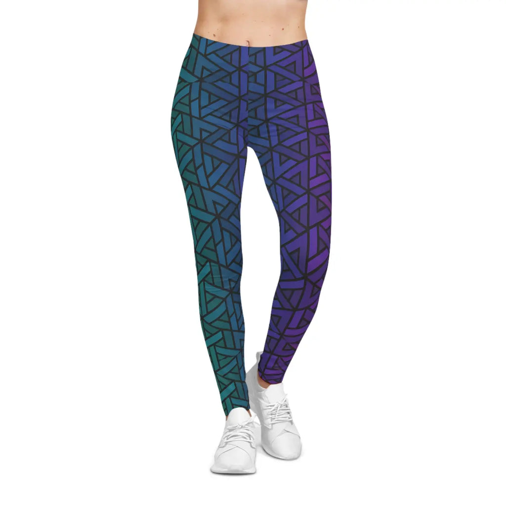 Vibrant Women's Casual Leggings - Energizing Comfort - DipaliZ