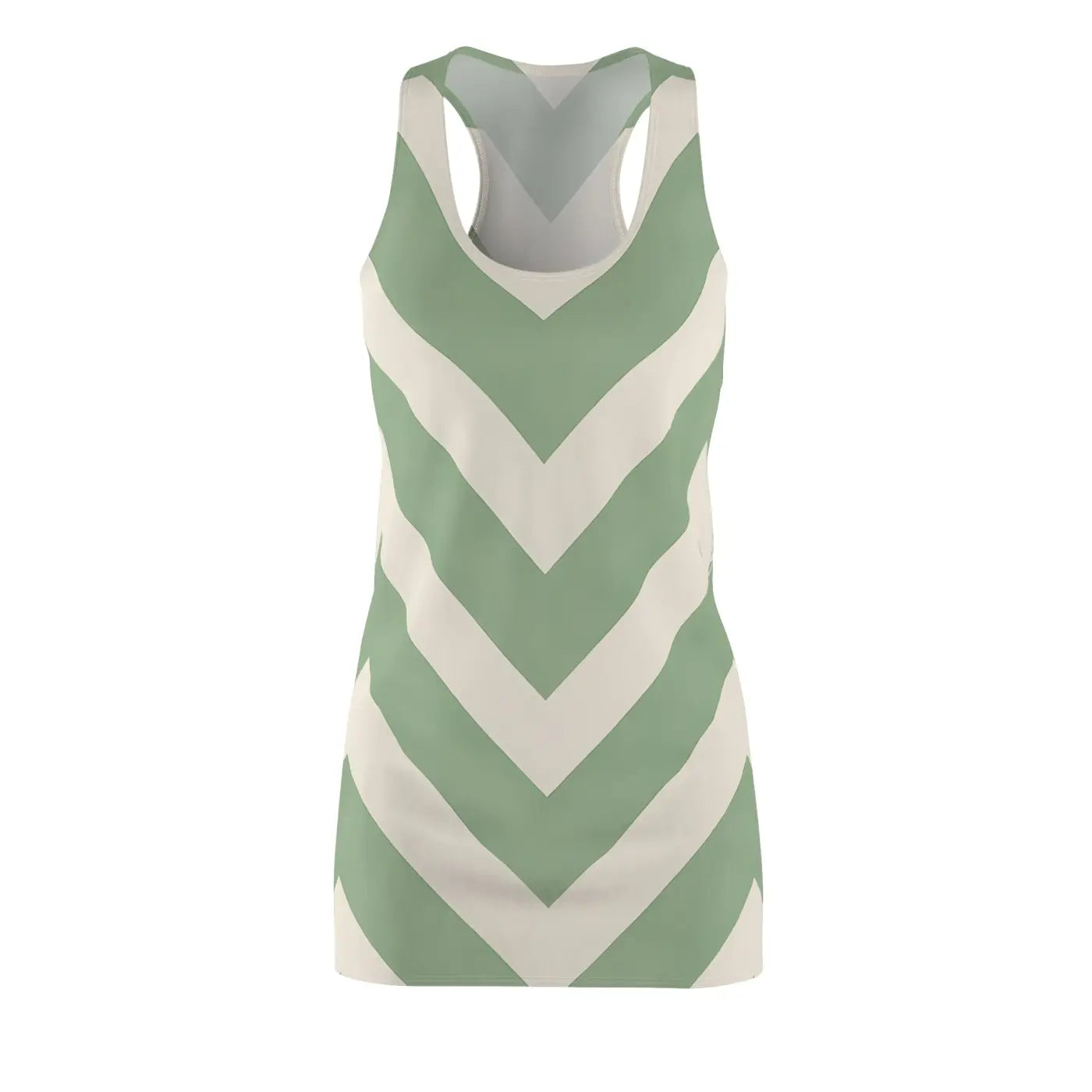 Chevron Design Summer Dress - Stylish Women's Racerback - DipaliZ