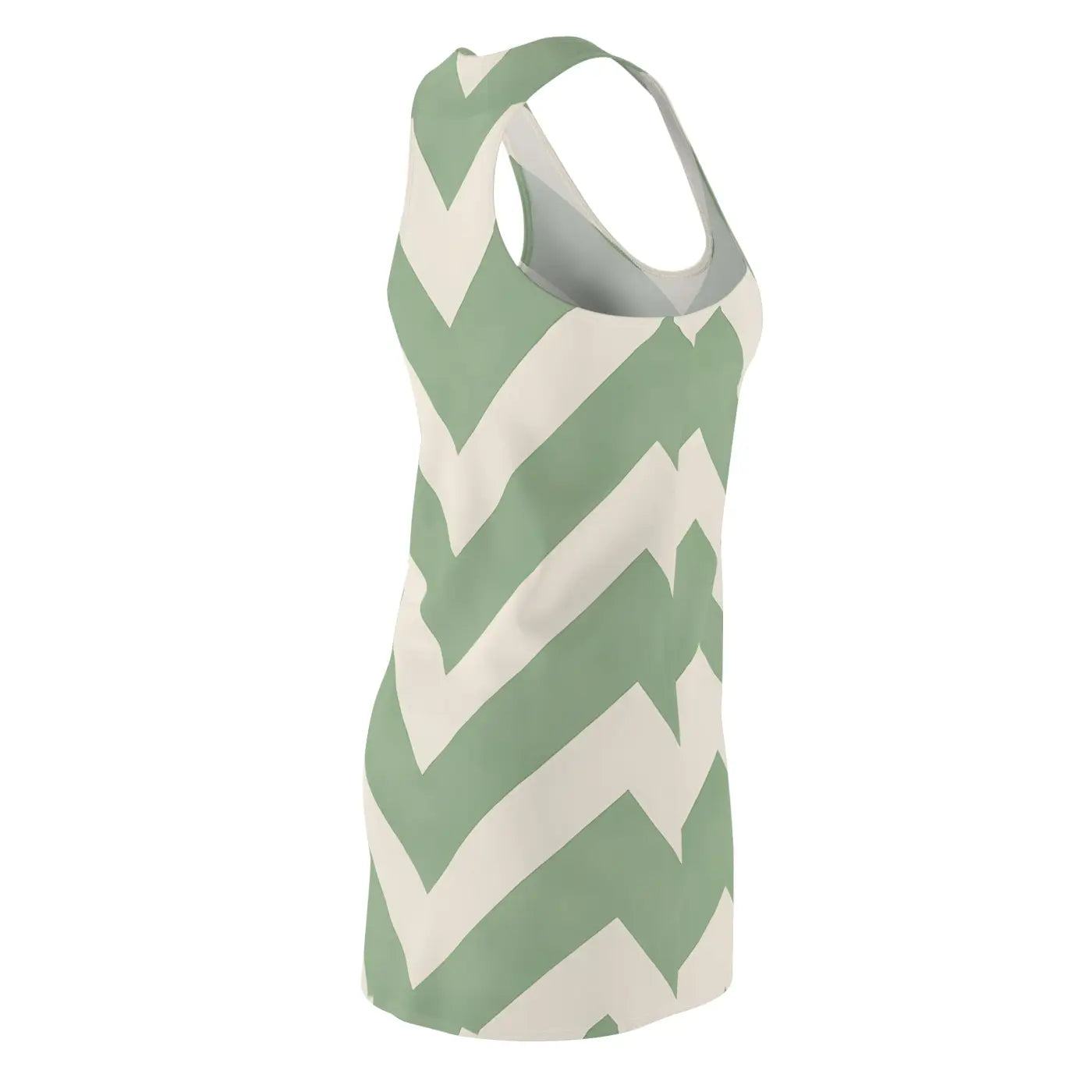 Chevron Design Summer Dress - Stylish Women's Racerback - DipaliZ