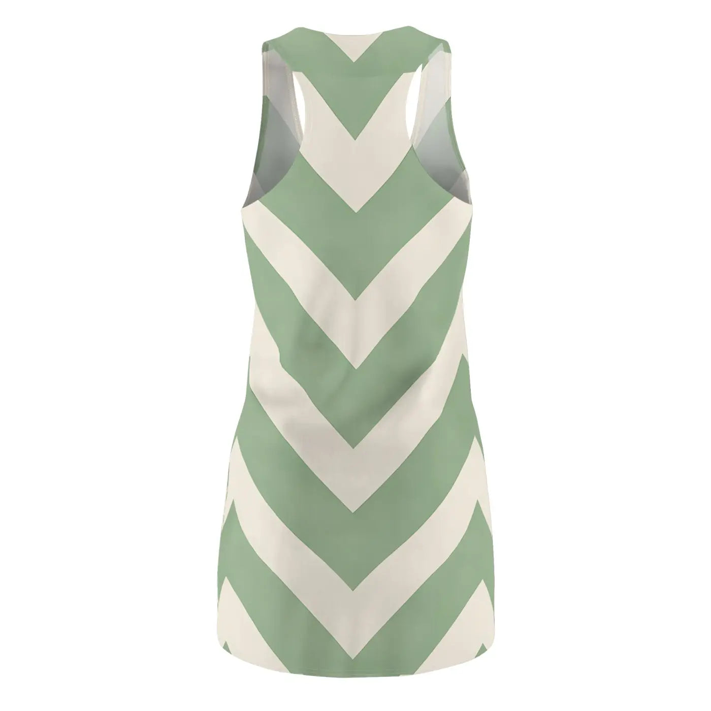Chevron Design Summer Dress - Stylish Women's Racerback - DipaliZ