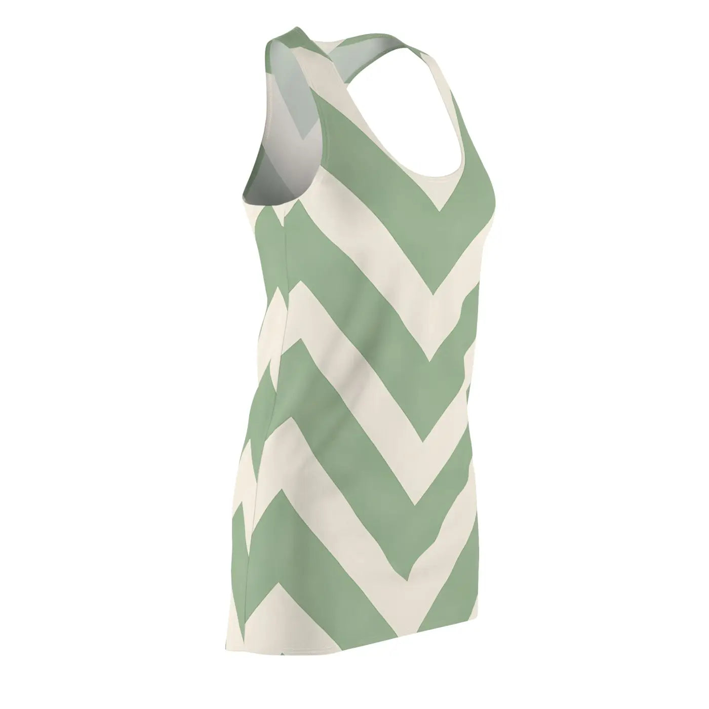 Chevron Design Summer Dress - Stylish Women's Racerback - DipaliZ