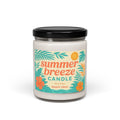 Summer Breeze Scented Soy Candle - Cotton Wick Beach Vibes - DipaliZ