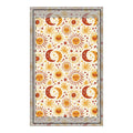 Boho Celestial Glow Sheer Curtain Panel - Golden Hour Magic - DipaliZ