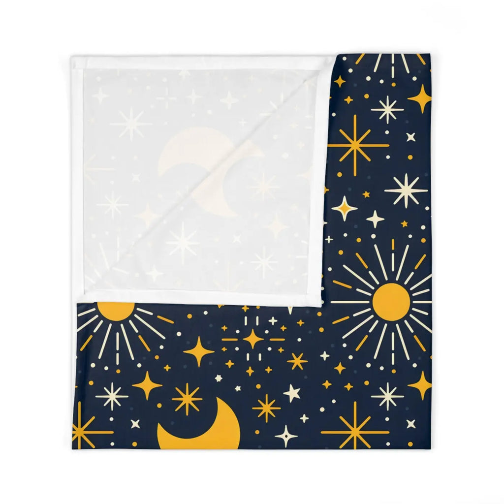 Heavenly Stars Baby Swaddle - Cosmic Comfort Blanket - DipaliZ
