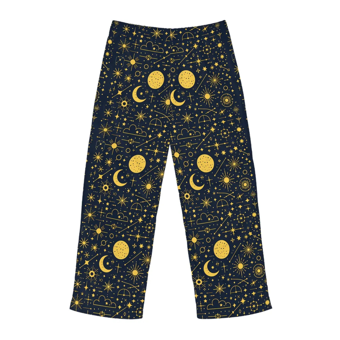 Cozy Stars Pajama Pants - Drawstring Tie Loungewear - DipaliZ
