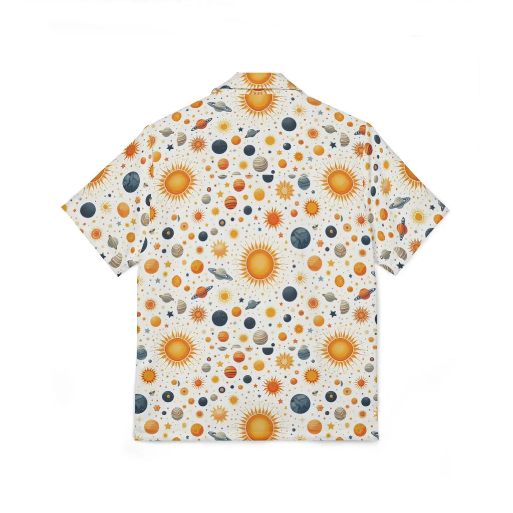Hawaiian Camp Shirt - Linen Texture Summer Style - DipaliZ