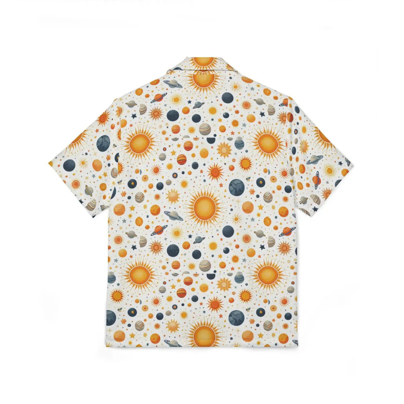 Hawaiian Camp Shirt - Linen Texture Summer Style - DipaliZ