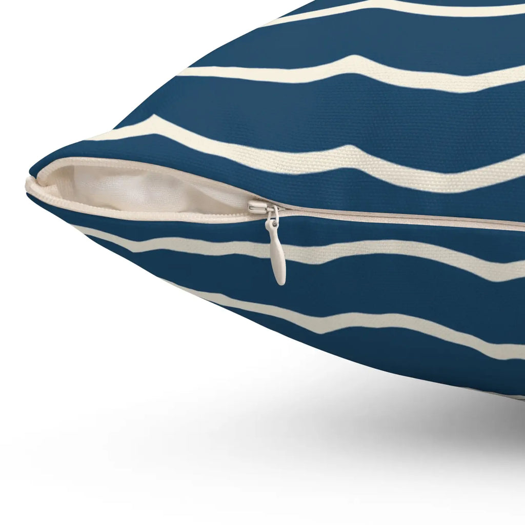 Stylish Indoor Pillows - Sun and Waves Spun Polyester - DipaliZ