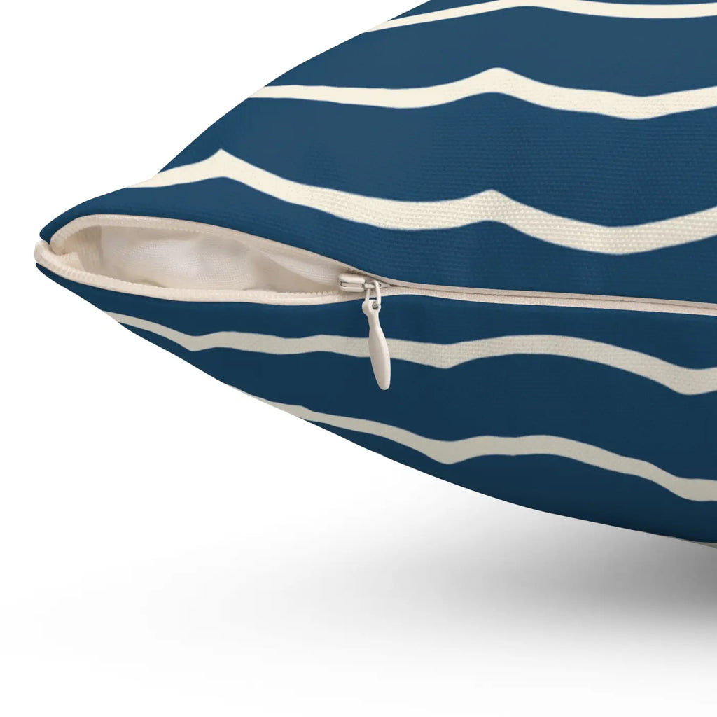 Stylish Indoor Pillows - Sun and Waves Spun Polyester - DipaliZ