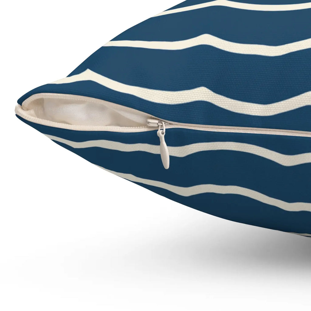Stylish Indoor Pillows - Sun and Waves Spun Polyester - DipaliZ