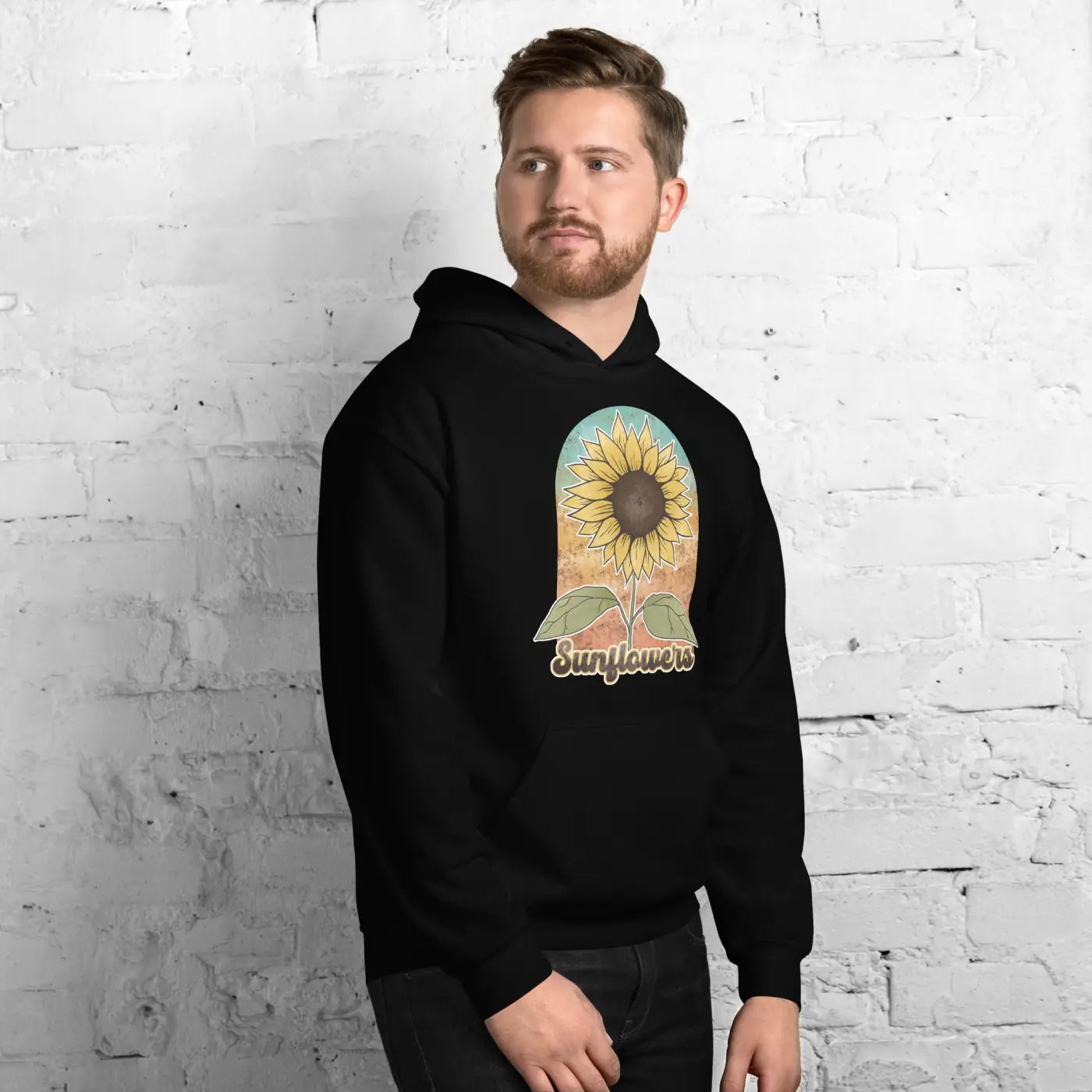 Sunflower Unisex Hoodie - Cloud-Soft Warmth - DipaliZ