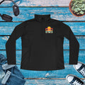 Sunset Palm Ladies Quarter-Zip Pullover - Casual Comfort - DipaliZ