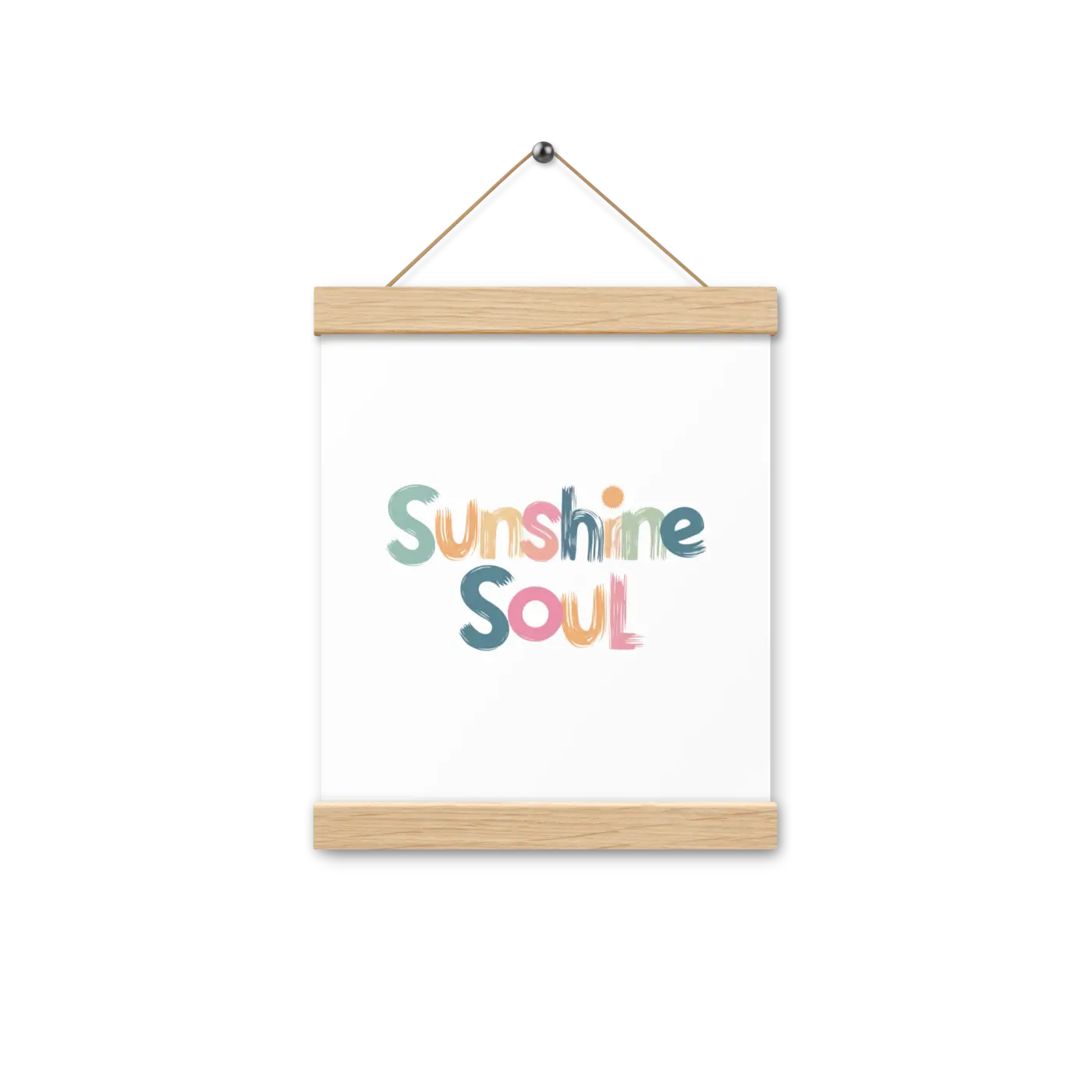 Creative Sun Poster Hanger Set - Matte Wall Decor - DipaliZ