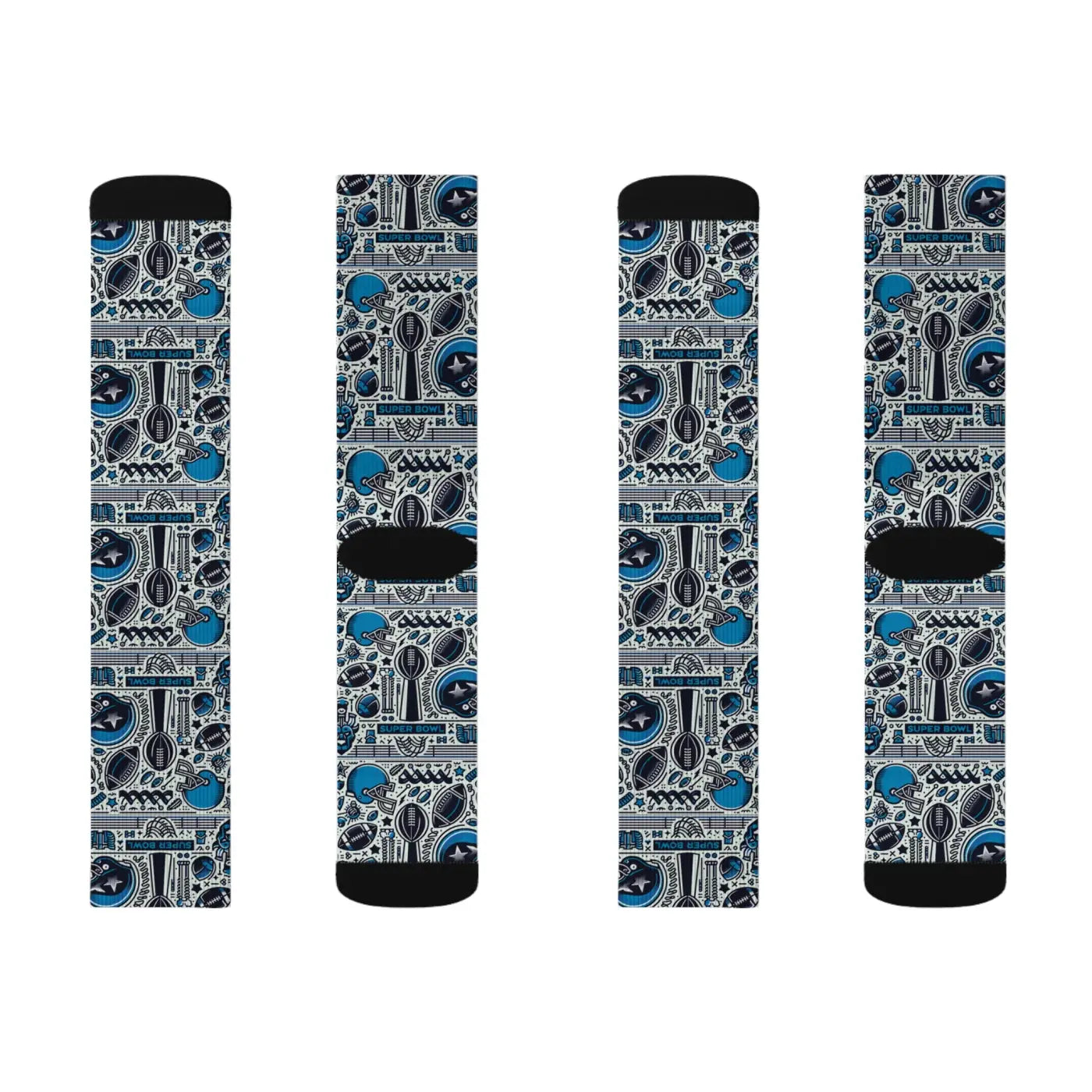 Stylish Sublimation Socks - Super Football Essentials - DipaliZ