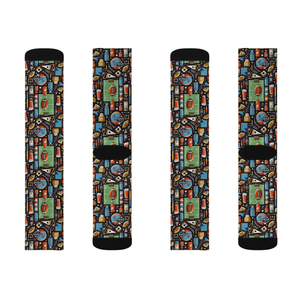 Game Day Sublimation Socks - Football Pride Style - DipaliZ