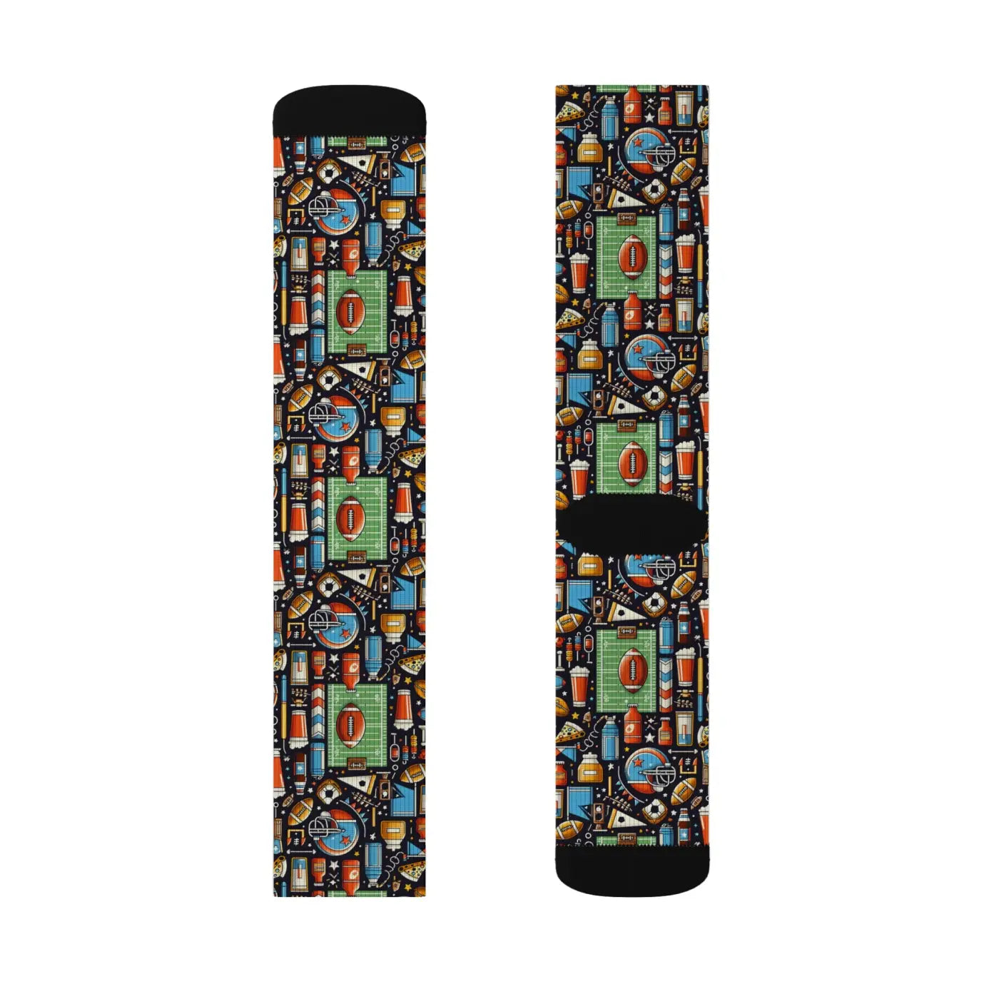 Game Day Sublimation Socks - Football Pride Style - DipaliZ