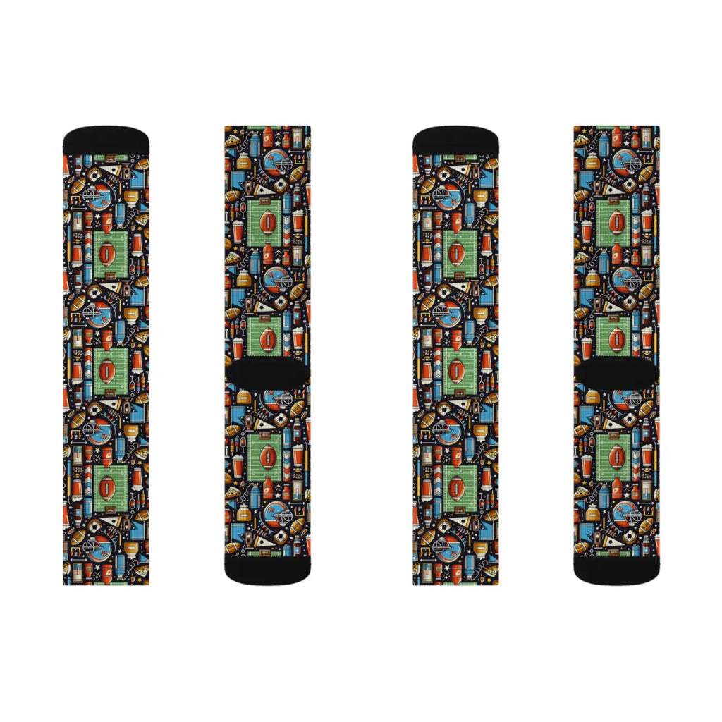 Game Day Sublimation Socks - Football Pride Style - DipaliZ