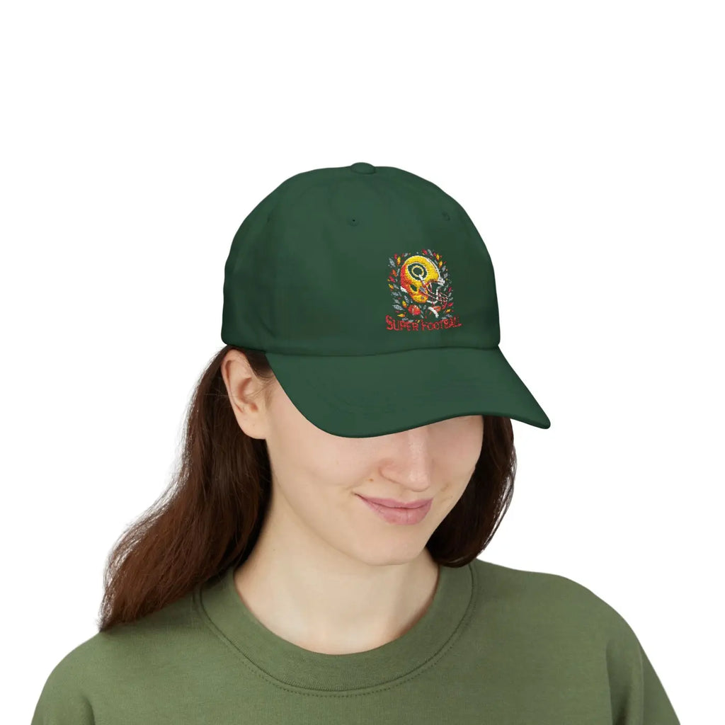 Classic Dad Cap - Green Camo Premium Cotton - DipaliZ
