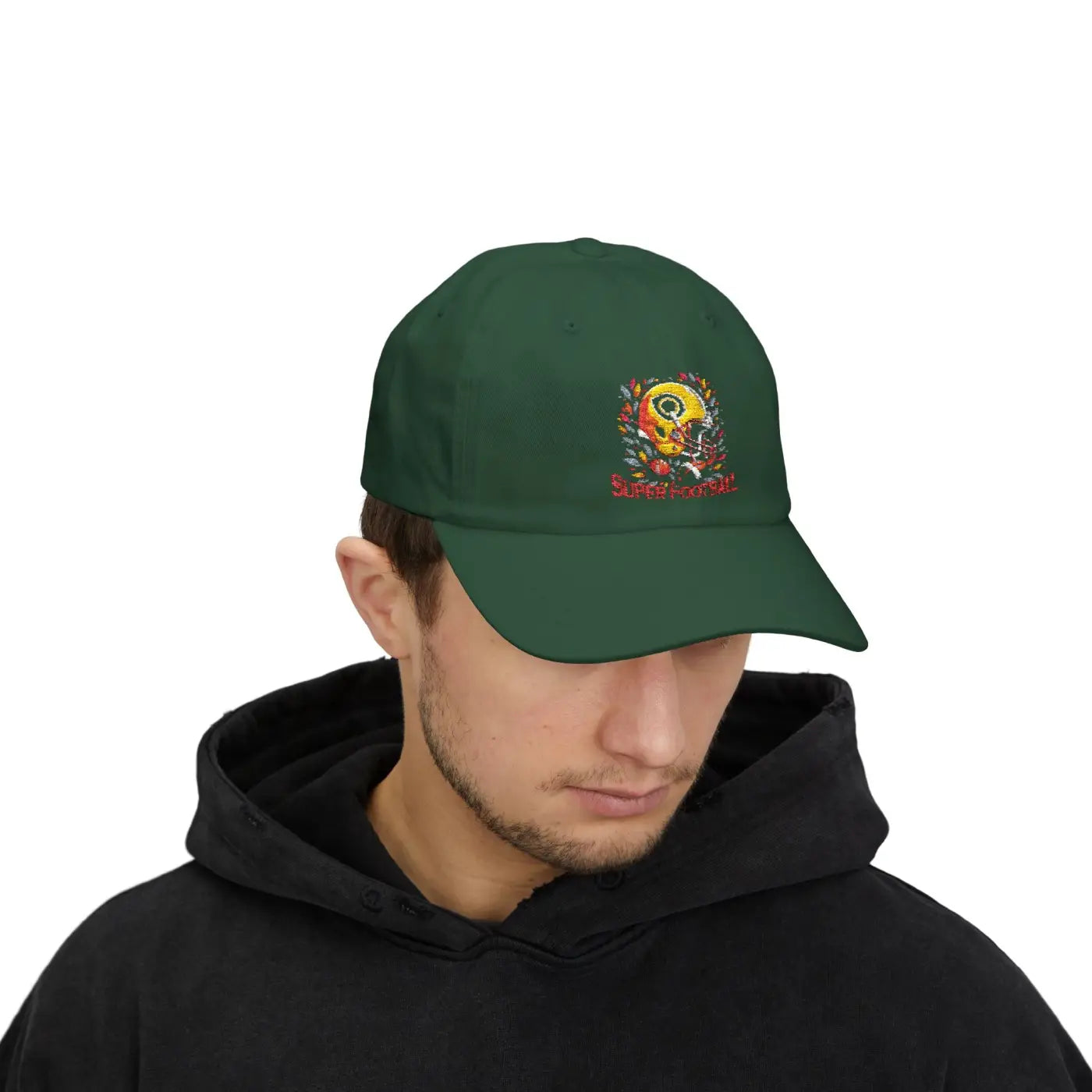 Classic Dad Cap - Green Camo Premium Cotton - DipaliZ