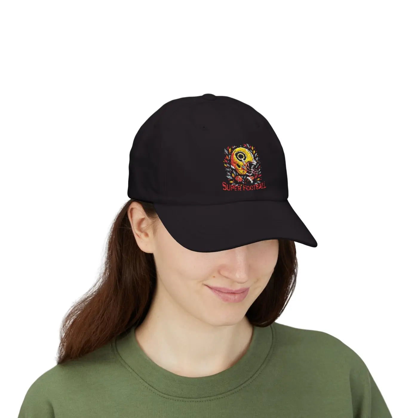 Classic Dad Cap - Green Camo Premium Cotton - DipaliZ