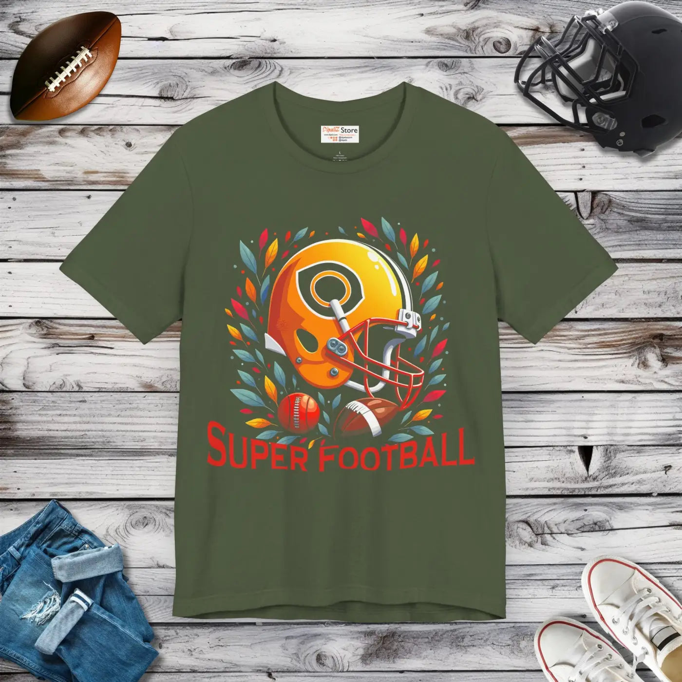 Score Big Super Football Player Unisex Jersey Tee - DipaliZ