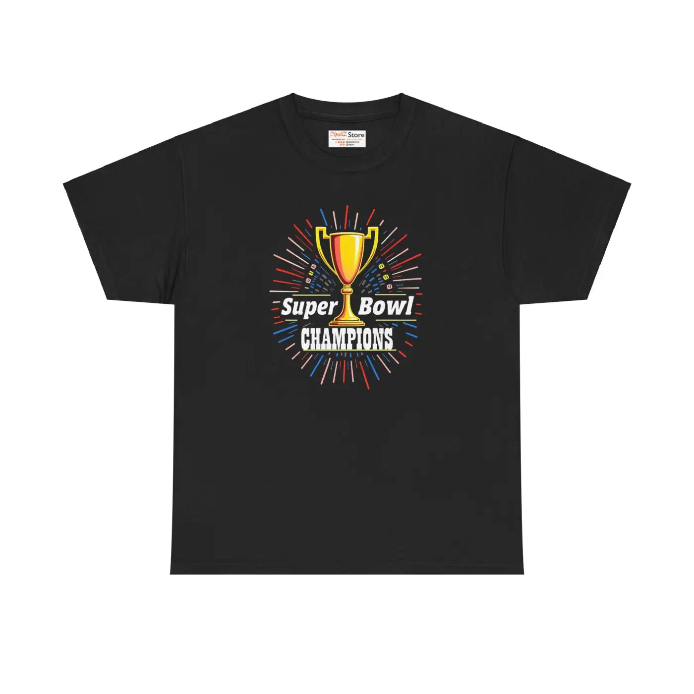Heavy Cotton Tee - Super Football Champs Essential - DipaliZ