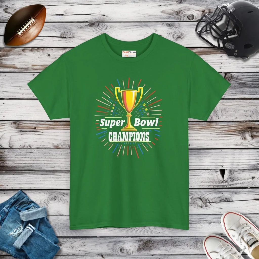 Heavy Cotton Tee - Super Football Champs Essential - DipaliZ