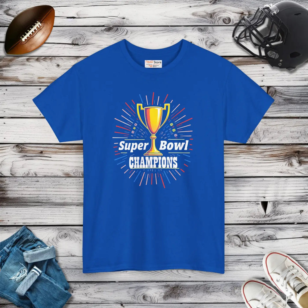 Heavy Cotton Tee - Super Football Champs Essential - DipaliZ