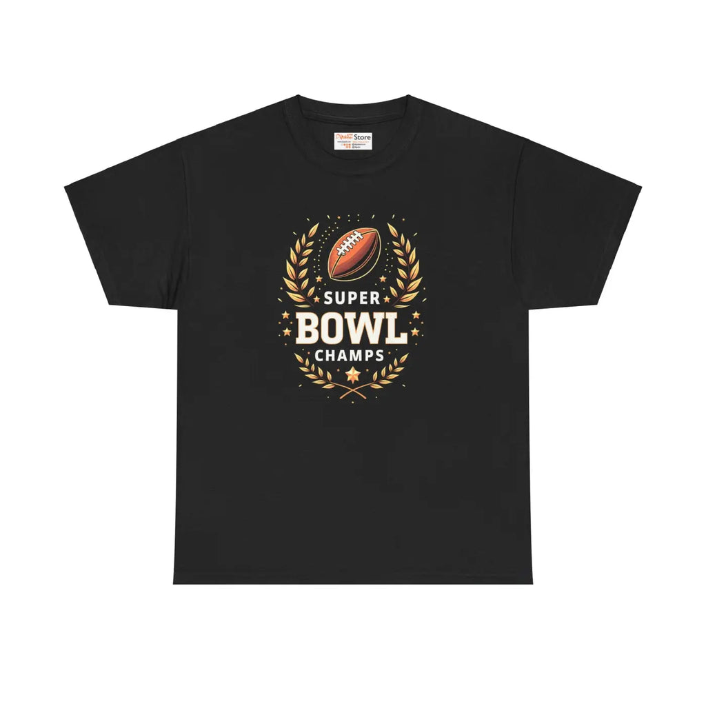 Super Football Champs Heavy Cotton Tee - Reinforced Shoulders - DipaliZ