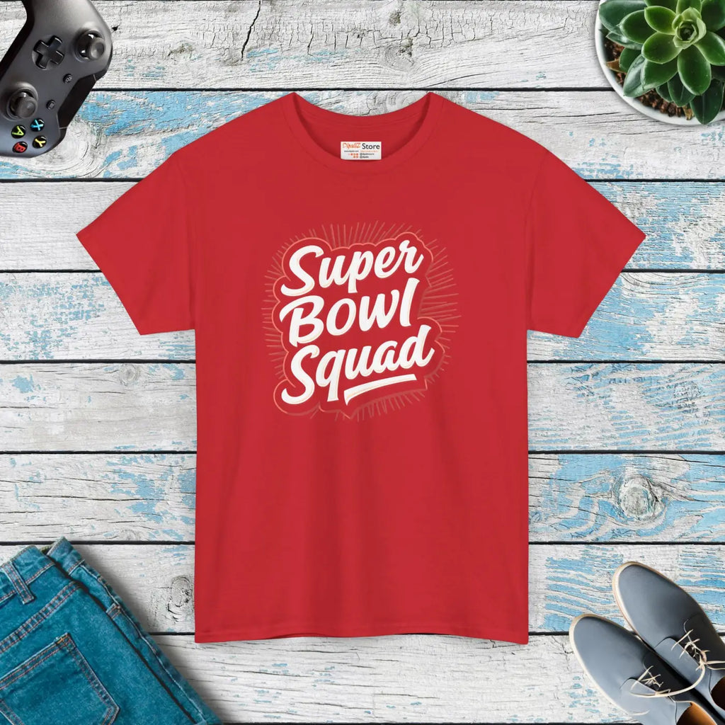 Super Football Squad Unisex Heavy Cotton Tee - Game Day Style - DipaliZ