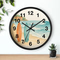 Surf Beach Wall Clock - Coastal Paradise Decor - DipaliZ